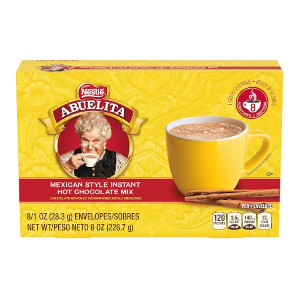 ABUELITA INSTANT HOT CHOCOLATE MIX 12/8 envelopes/1oz (226.7g)